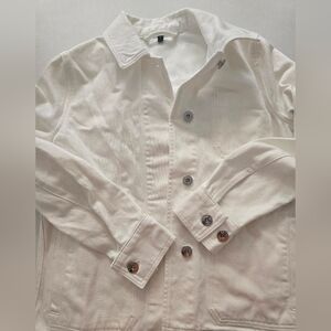 Belstaff Men's White Jean Jacket Size Small